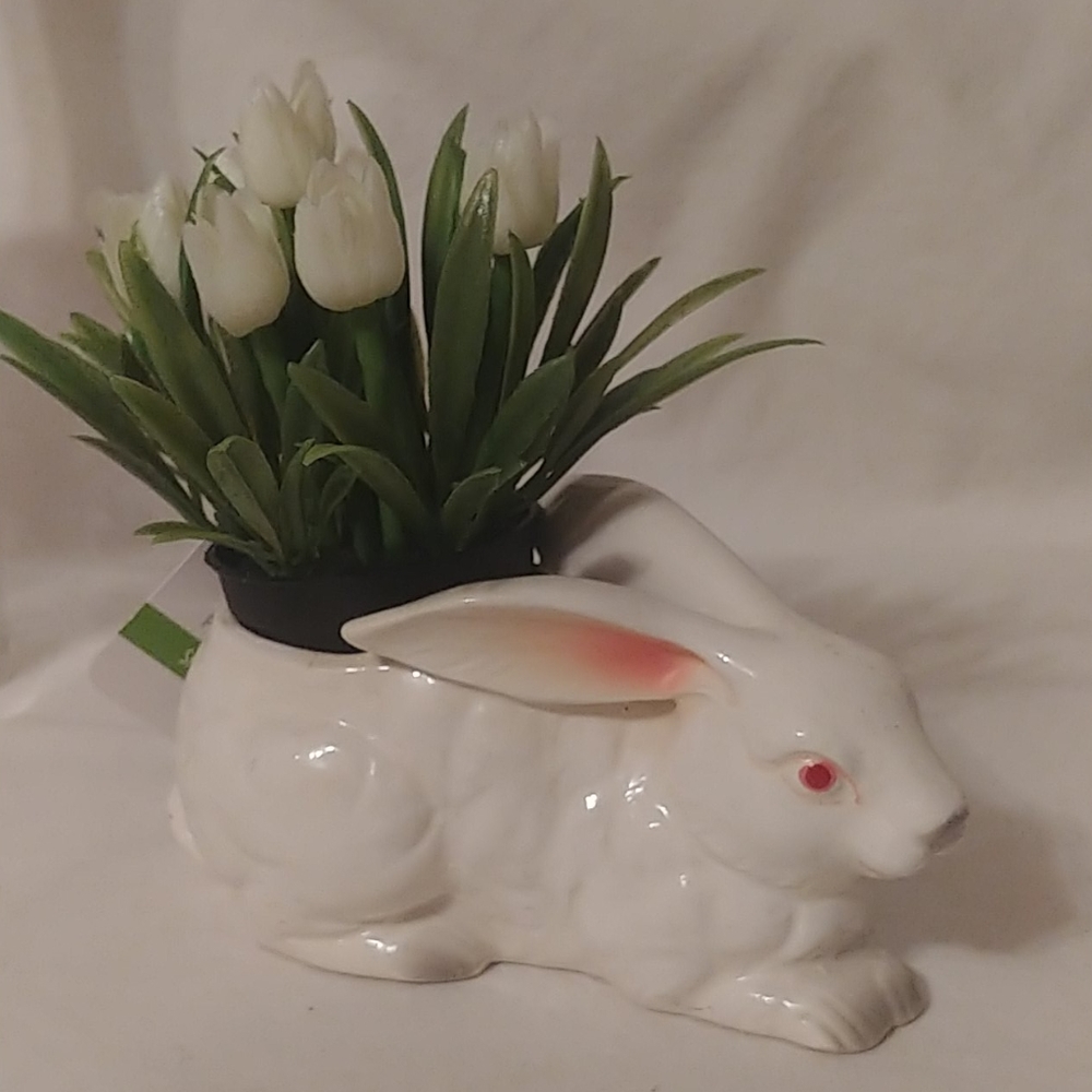 Vintage Alice's Rabbit Plant holder